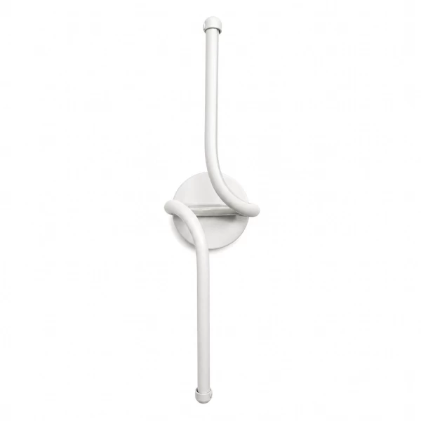 VenCore Aureon White 6093-20147 - Μοντέρνο Επιτοίχιο Φωτιστικό Απλίκα LED 12W Λευκό Αλουμί