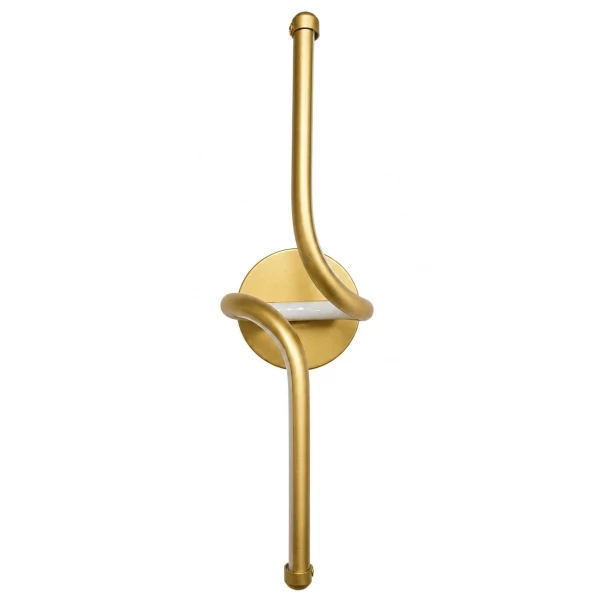 VenCore Aureon Gold 6093-20149 - Μοντέρνο Επιτοίχιο Φωτιστικό Απλίκα LED 12W Χρυσό Αλουμίν
