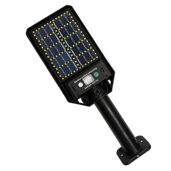 VenCore 9007-50001 - Ηλιακό Φωτιστικό Δρόμου LED 50W με Διπλής Όψης Μονοκρυσταλλικό Πάνελ,
