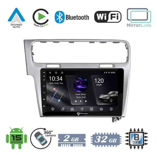VenCore 3236-10006-0003S - Οθόνη Multimedia Android 15 10 PX5S Octa-Core 2GB/32GB IPS με Π