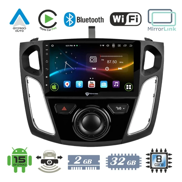 VenCore 3236-10007-0044B - Οθόνη Multimedia Android 15 9 9109A MTK6762 Octa-Core 2GB/32GB 