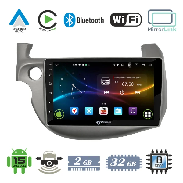 VenCore 3236-10008-0197S - Οθόνη Multimedia Android 15 10.1 9109A MTK6762 Octa-Core 2GB/32