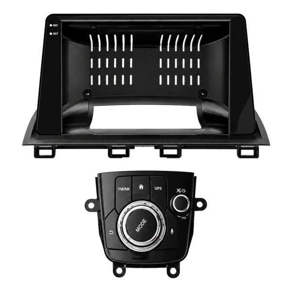 VenCore 3550-0233B - Πρόσοψη 9 με Καλωδίωση & CANbus Box για Mazda 6 2008-2012 – Μαύρη