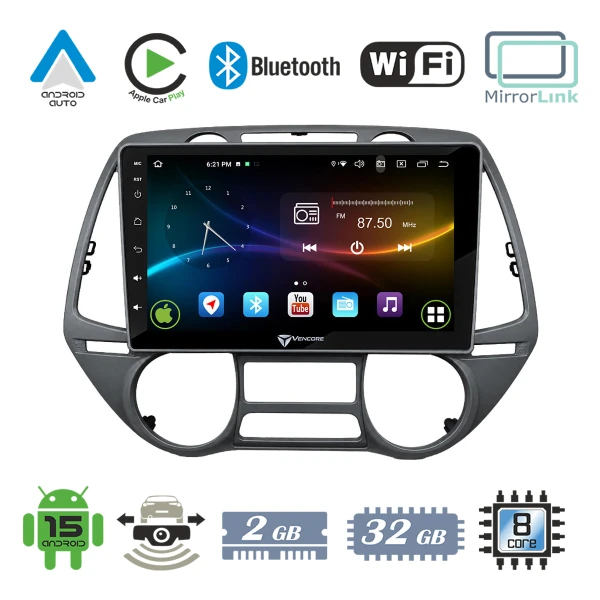 VenCore 3236-10007-0709G - Οθόνη Multimedia Android 15 9 9109A MTK6762 Octa-Core 2GB/32GB 