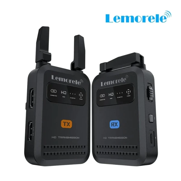  Lemorele R5030 Ασύρματος Πομπός Δέκτης HDMI 200m (1080P@60Hz/Low Latency/USB-C ή NP-F Μπα