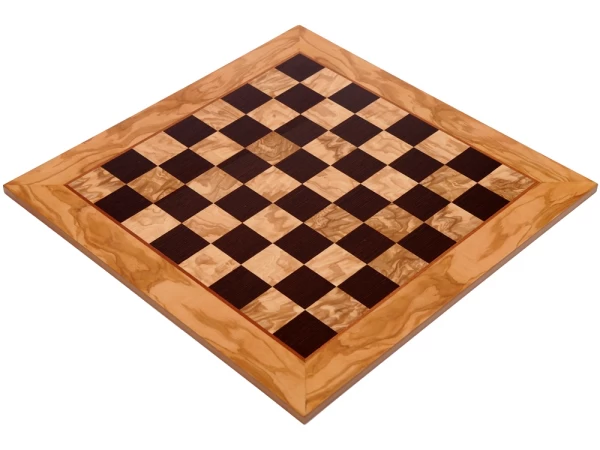 Ξύλινη Σκακιέρα Ρίζα 50cm Ελιά - Βέγκε
