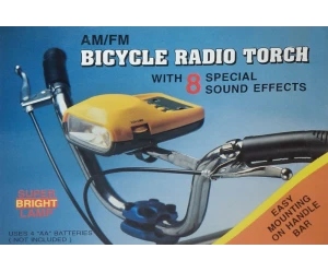 Ραδιόφωνο ποδηλάτου με κόρνα 8 ήχων και φακό OEM