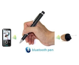 Spy Ακουστικό Ψείρα Στυλό Bluetooth Σύνδεση με Κινητό - Επαναφορτιζόμενο με Μικρόφωνο OEM