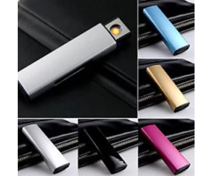 Aναπτήρας Usb Επαναφορτιζόμενος - Αντιανεμικός Κομψός OEM