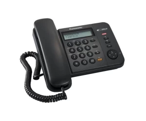 Επαγγελματικό Σταθερό Ψηφιακό Τηλέφωνο Panasonic KX-TS580FX Μαύρο με Ανοιχτή Συνομιλία OEM