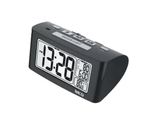 Έξυπνο ψηφιακό επιτραπέζιο ρολόι με ξυπνητήρι χρώμα μαύρο Telco mod.E0117S