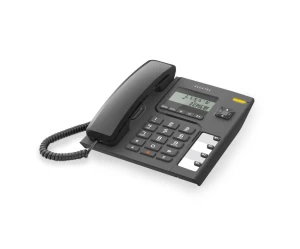  Ενσύρματο Σταθερό Τηλέφωνο Τ56 Χρώμα Μαύρο Alcatel
