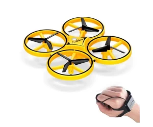 Ελικόπτερο Drone με χειριστήριο που ενσωματώνεται στο χέρι και ακολουθεί τις κινήσεις του 
