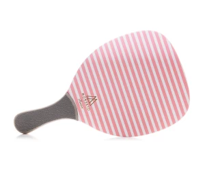 Ρακέτα Παραλίας MORSETO FASHION Stripes Pink με Γκρί Ίσια Λαβή