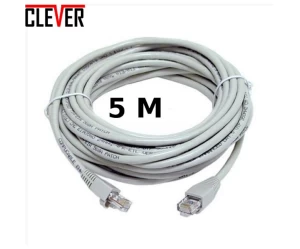 Καλώδιο δικτύου Ethernet CAT5E 5μ - Εσωτερικού + Εξωτερικού Χώρου με φις RG 45 ΟΕΜ