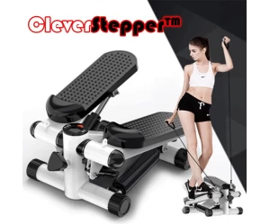 Clever Stepper- Έξυπνο Stepper Γυμναστικής με Λάστιχα για FULL BODY Άσκηση  Φορητό με Οθ