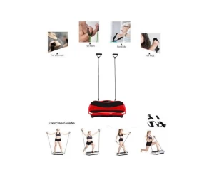 Clever PowerPlate  Όργανο Παθητικής Γυμναστικής για Γρήγορη και Εύκολη Τόνωση με τηλεκοντρόλ , USB Υποδοχή για Μουσική, LED Οθόνη, Πολλά Προγράμματα & Ταχύτητες και ενσωματωμένους ιμάντες-λάστιχα