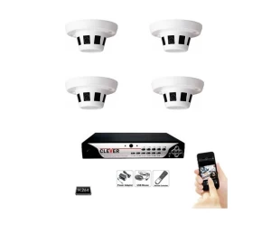 Πλήρες σετ 4 κρυφές κάμερες με καταγραφικό DVR και σκληρό δίσκο 500 GB ΟΕΜ