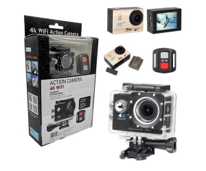 Clever ActionCam 4K 30FPS  Η Μοναδική με Ελληνικό Μενού  16MP  WIFI  Τύπου GoCam Pro 