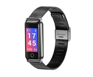 CleverBand H8 Unixex  από Ανοξείδωτο Ατσάλι  OLED οθόνη  Πιεσόμετρο  Θερμιδομετρητής 