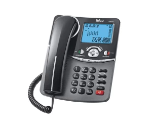 Ενσύρματο τηλέφωνο με αναγνώριση κλήσης Μαύρο GCE6216 telco