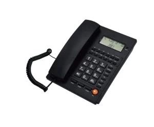 Ενσύρματο τηλέφωνο με αναγνώριση κλήσης Μαύρο ΤΜ-PA117 telco