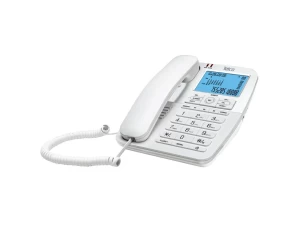 Ενσύρματο τηλέφωνο με αναγνώριση κλήσης Λευκό GCE 6215 Telco