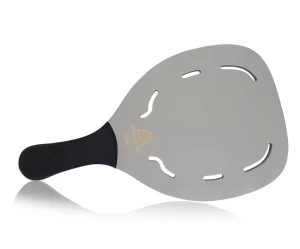 Ρακέτα Παραλίας MORSETO GOLD Γκρι με Τρύπες και Μαύρη Ίσια Λαβή