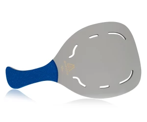 Ρακέτα Παραλίας MORSETO GOLD Γκρι με Τρύπες και Μπλέ Λοξή Λαβή