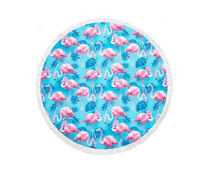 Πετσέτα Θαλάσσης Στρόγγυλη MORSETO Flamingo Φ150
