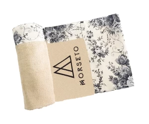 Πετσέτα Θαλάσσης MORSETO Luxury Beige Floral 160 x 75 cm