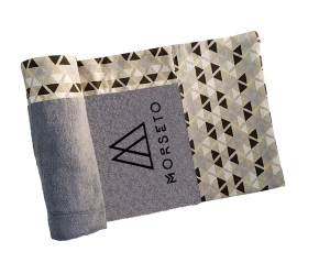Πετσέτα Θαλάσσης MORSETO Luxury Grey Triangle 155 x 75cm