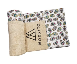Πετσέτα Θαλάσσης MORSETO Luxury Beige Calaveras 160 x 75cm