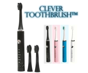 Clever Toothbrush  Hλεκτρική Οδοντόβουρτσα με 5 Προγράμματα  Καθαρισμός, Λεύκανση, Γυάλ