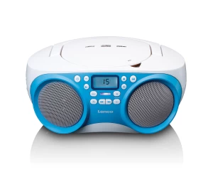 SCD-301  BLUE / WHITE ΦΟΡΗΤΟ CD / RADIO / MP3 & USB PLAYER