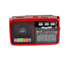 Φορητό ραδιόφωνο με δυνατό ηχείο 3W - USB/Micro SD - Mp3 Player - Multimedia Speaker - FM 