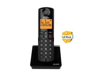 Ασύρματο τηλέφωνο με δυνατότητα αποκλεισμού κλήσεων S280 EWE μαύρο Το μοναδικό με μεγάλα πλήκτρα και αποκλεισμό κλήσεων! 