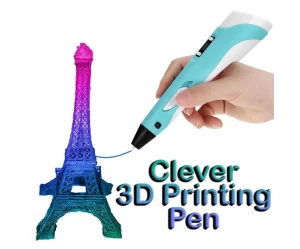Clever 3D Printing Pen  Στυλό για 3D Σχεδίαση με ABS / PLA νήμα εκτύπωσης 1.75mm  LCD οθόνη  Πρακτικός και ελαφρύς σχεδιασμός  Ρυθμιζόμενη θερμοκρασία (160°C-230°C) 