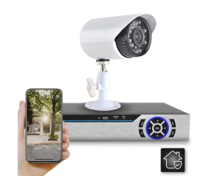 Δικτυακό CLOUD καταγραφικό DVR 4 CH με 1 ενσύρματη αδιάβροχη κάμερα νυχτερινής λήψης 2MP