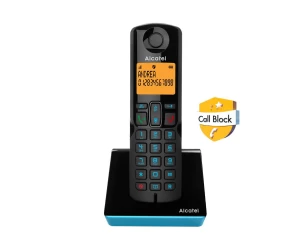  Ασύρματο τηλέφωνο με δυνατότητα αποκλεισμού κλήσεων S280 EWE μαύρο/μπλε