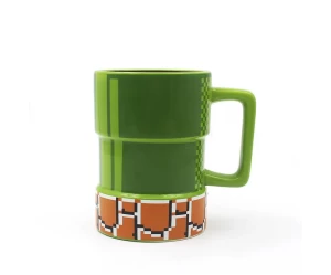 Δημιουργική κούπα με καρτούν απο παιχνίδι Super Mario Pixel 3D κούπα καφέ με ανοίγματα χεριών κεραμικη για δώρο γενεθλίων-Κούπα 301-400Ml 777 
