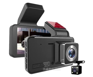 Κάμερα αυτοκινήτου καταγραφικό HD blackbox dvr με ανίχνευση κίνησης - G sensor - 4'' οθόνη HD - ενσύρματη κάμερα οπισθοπορείας