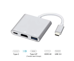 USB-C Docking Station σε HDMI 4K-Type C-USB 3.0