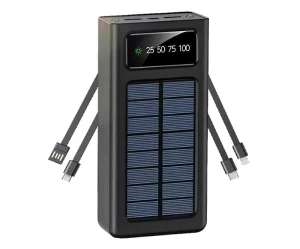 Ηλιακό Power Bank μπαταρία για κινητά - Gps - Camera κ.λ.π. με ψηφιακή ένδειξη φορτίου 30.