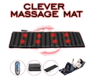 Clever Massage Mat – Θερμαινόμενο στρώμα με 4 ανεξάρτητες ζώνες μασάζ με τεχνολογία δόνηση