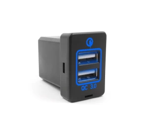  Kewig F19 Θύρες Φόρτισης Αυτοκινήτου Quickcharge 3.0 (2 Θύρες USB) 12/24V 25W