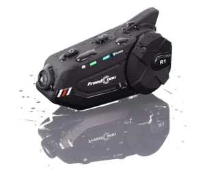  FreedConn R1 Plus E Κάμερα Πορείας 1080P/WiFi Αναμετάδοση/Ενδοεπικοινωνία Μονή για Κράνος