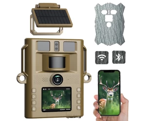  Campark TC21 Κάμερα για Μελισσοκόμους και Κυνηγούς WiFi/Bluetooth με Εφαρμογή και Ηλιακό 