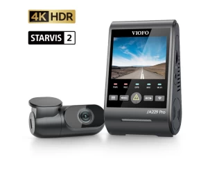  VIOFO A229 Pro 2CH Διπλή Κάμερα Dash Αυτοκινήτου με Φωνητικές Εντολές (4K HDR/Sony Starvi