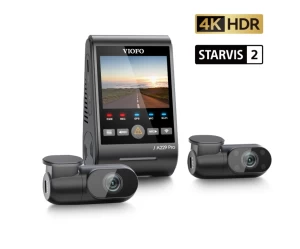  VIOFO A229 Pro 3CH Τριπλή Κάμερα Dash Αυτοκινήτου με Φωνητικές Εντολές (4K HDR/Sony Starv